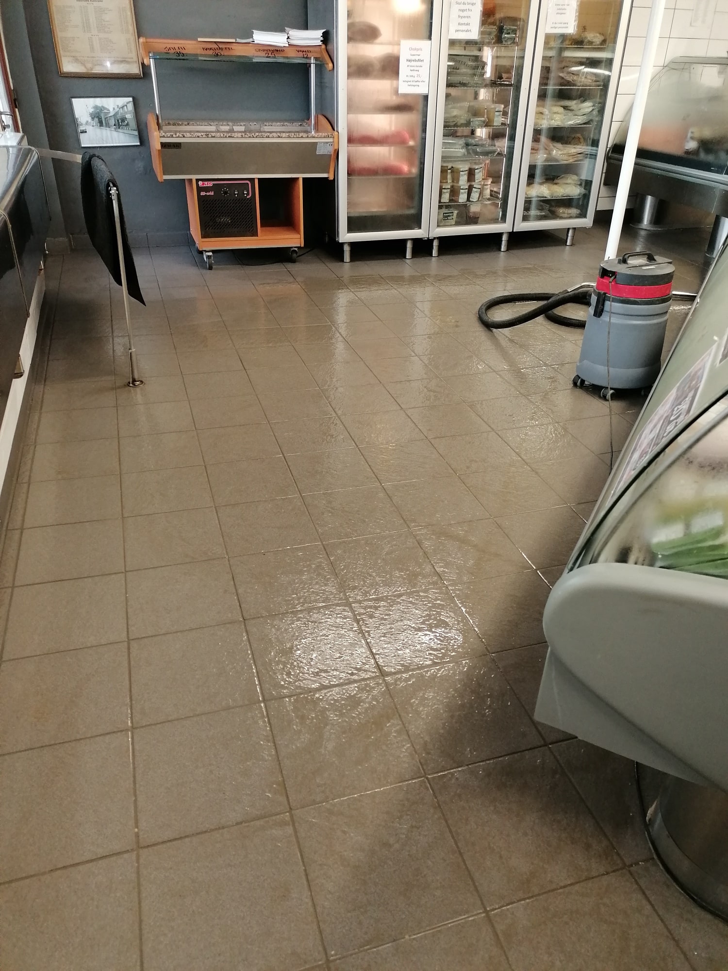 klinkegulv ved rensning